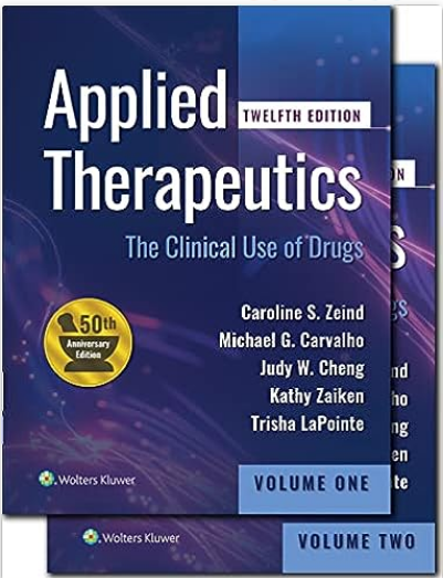 کتاب Applied Therapeutics: The Clinical Use of Drugs ۲۰۲۴ (Koda Kimble and Youngs Applied Therapeutics)