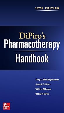کتاب  DiPiro Pharmacotherapy Handbook, 2023,12th Edition