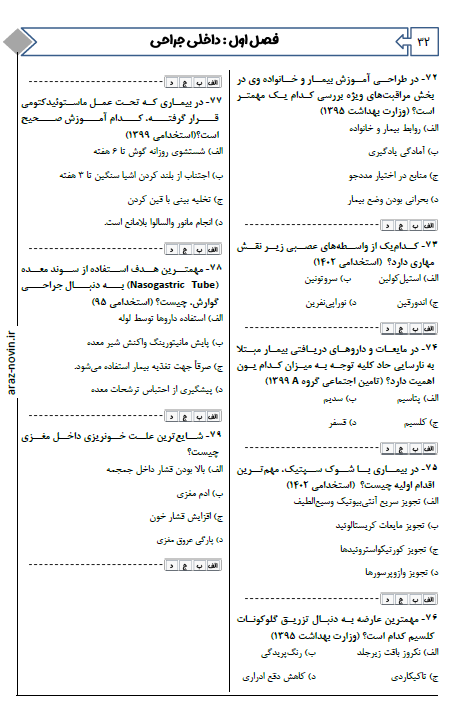 6 کتاب eqb استخدامی پرستاری