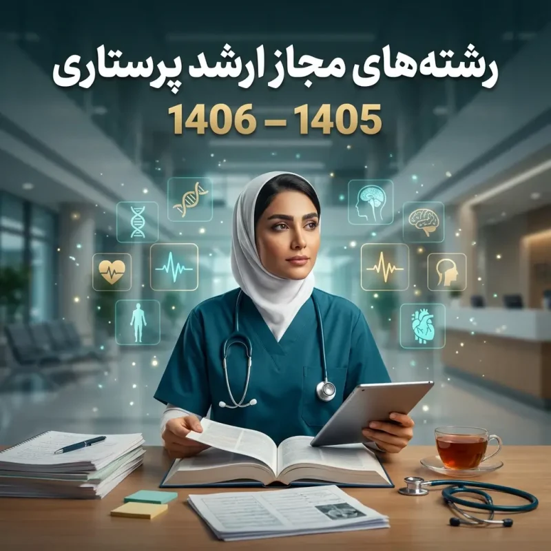 رشته های مجاز ارشد پرستاری 1405 - 1406