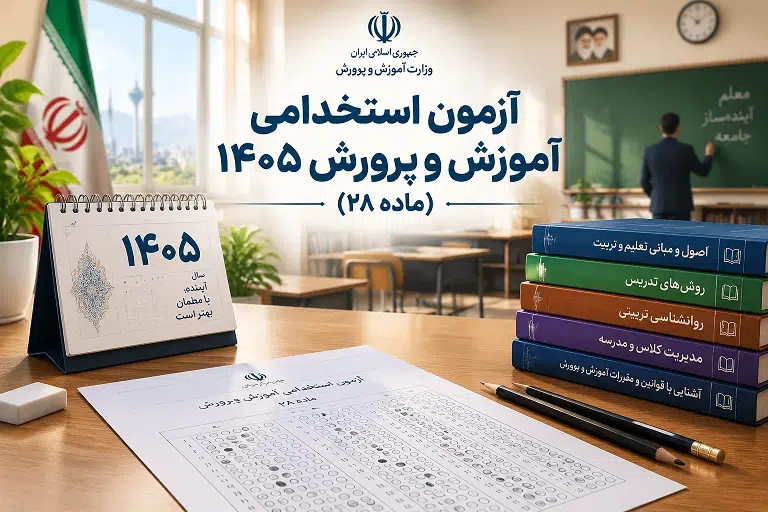 زمان برگزاری آزمون استخدامی آموزش و پرورش ۱۴۰۵؛ جزئیات آزمون ماده ۲۸